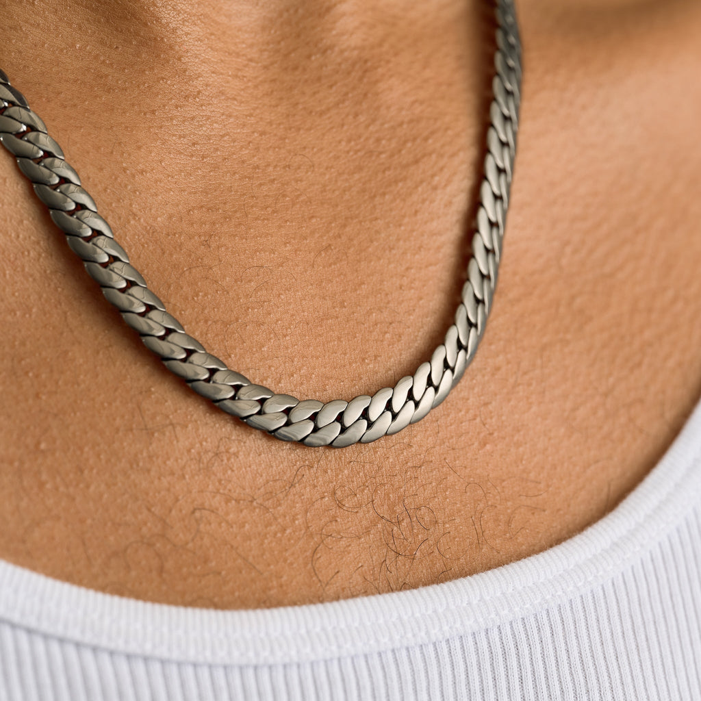 South Beach Cuban Chain in Black - 8mm