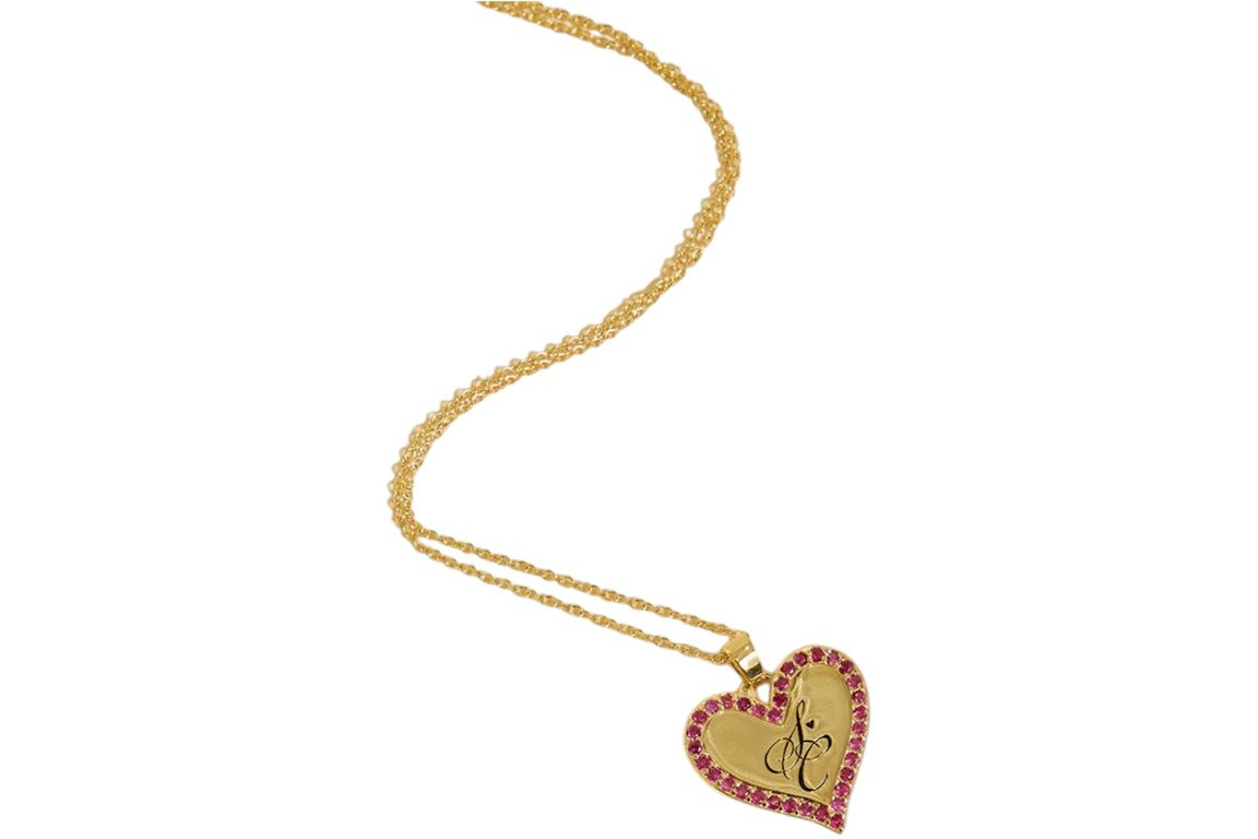 Sabrina Carpenter SC Charm Necklace Gold